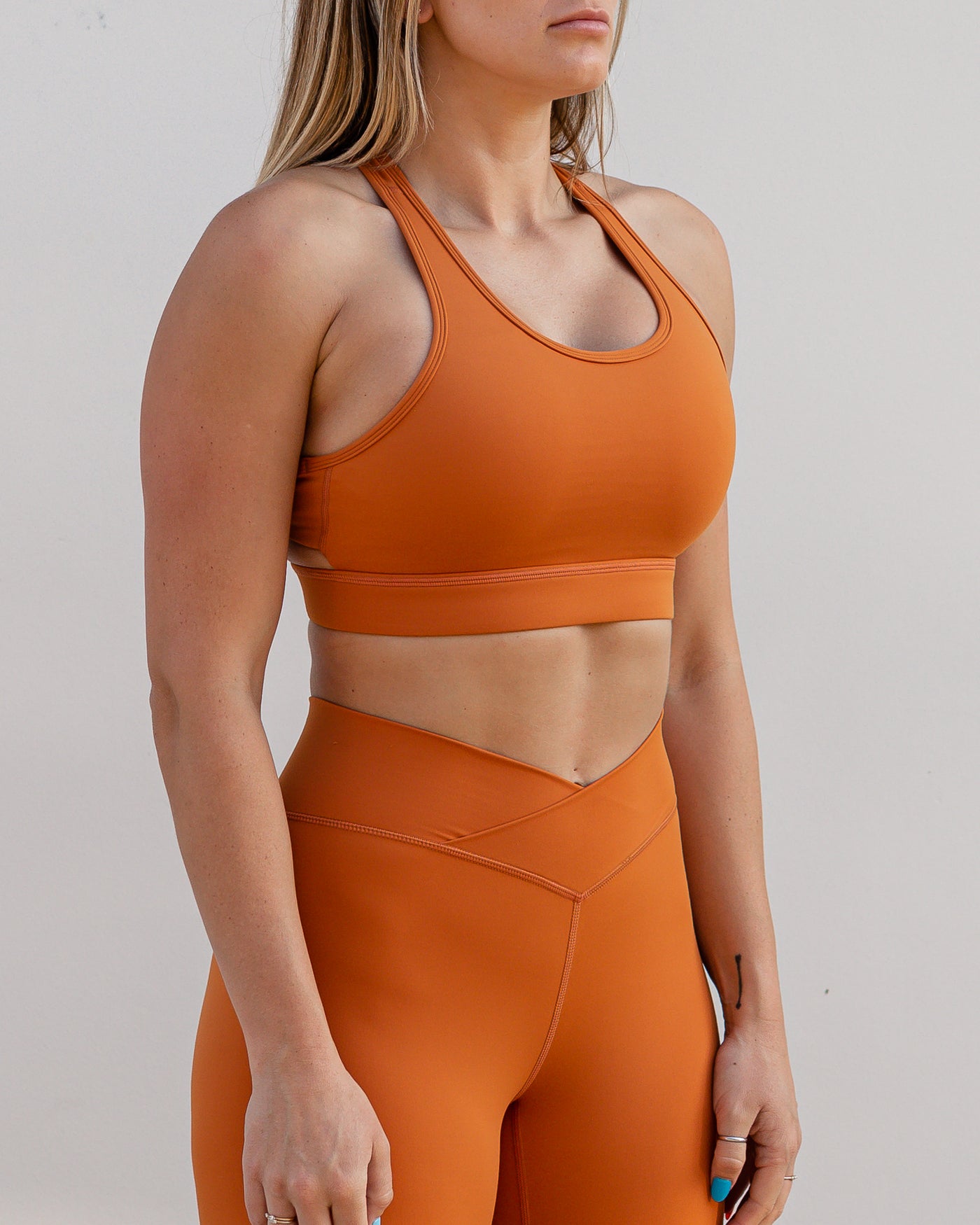 Women - Orange - Sports Bras